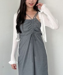 archives | フリルシアーリブニットカーディガン(カーディガン/ボレロ)