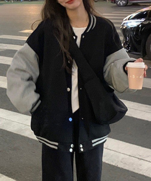 SallyLunn(サリーラン)の「ラインリブスタジャン(スタジャン・レディース・ブラウン/ブラック・LARGE/MEDIUM)」の3枚目の写真