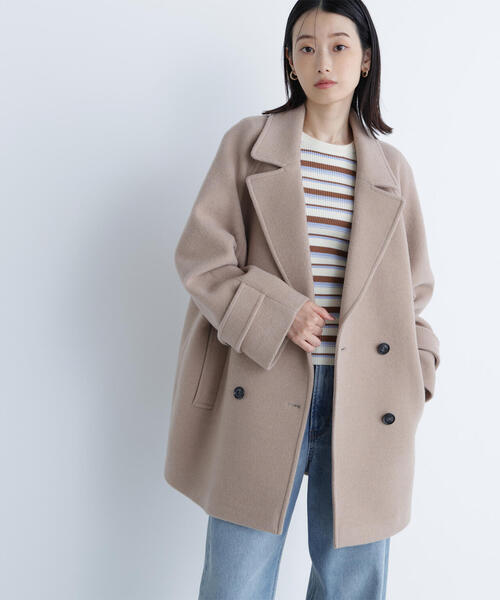 NATURAL BEAUTY BASIC(ナチュラルビューティーベーシック)の「◇マルチボーダーリブニット(ニット/セーター・レディース・ホワイト系その他/グレー系その他/レッド系その他6・FREE)」の10枚目の写真
