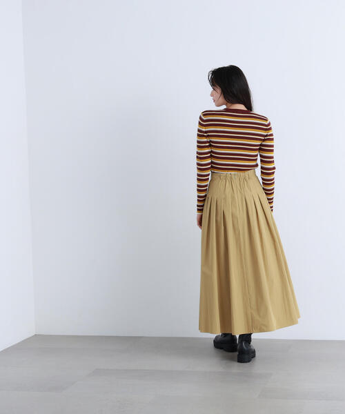 NATURAL BEAUTY BASIC(ナチュラルビューティーベーシック)の「◇マルチボーダーリブニット(ニット/セーター・レディース・ホワイト系その他/グレー系その他/レッド系その他6・FREE)」の20枚目の写真
