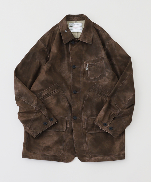 セール】DAIRIKU / ダイリク Artificial Leather Hunting Jacket