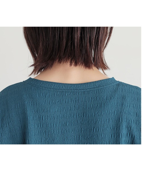 n'OrLABEL（ノアールレーベル）の「『カットソージャカードバンザイカーディガン』（カーディガン/ボレロ・レディース・ボルドー/ブルーグリーン/ブラック・FREE）」の5枚目の写真