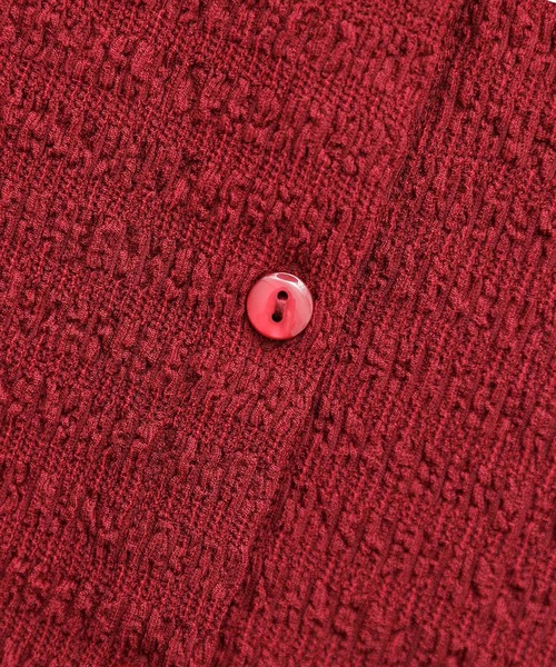 n'OrLABEL（ノアールレーベル）の「『カットソージャカードバンザイカーディガン』（カーディガン/ボレロ・レディース・ボルドー/ブルーグリーン/ブラック・FREE）」の18枚目の写真