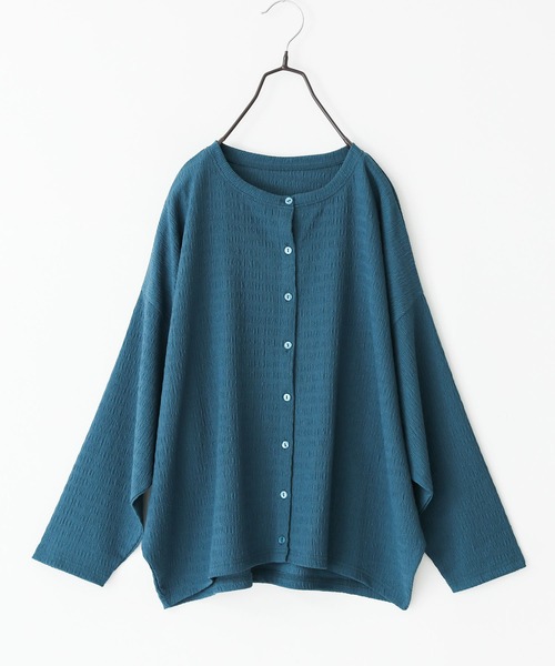 n'OrLABEL（ノアールレーベル）の「『カットソージャカードバンザイカーディガン』（カーディガン/ボレロ・レディース・ボルドー/ブルーグリーン/ブラック・FREE）」の15枚目の写真