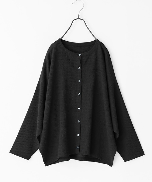 n'OrLABEL（ノアールレーベル）の「『カットソージャカードバンザイカーディガン』（カーディガン/ボレロ・レディース・ボルドー/ブルーグリーン/ブラック・FREE）」の20枚目の写真