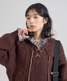 katie winter buddy　ブラウン　セーター　ニット　茶色 katie winter buddy ブラウン セーター ニット 茶色