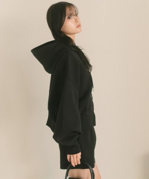 VANNIE U（ヴァニーユー）の「ダブルジップフーディー/パーカー（パーカー・レディース・ブラック/グレー・FREE）」の22枚目の写真