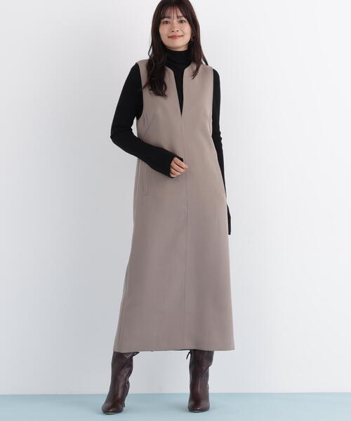 ◇キーネックジャンパースカート（ワンピース）｜PINKY&DIANNE