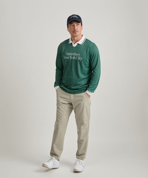 セール】PE Stripe Jacquard LS Shirt（Tシャツ/カットソー