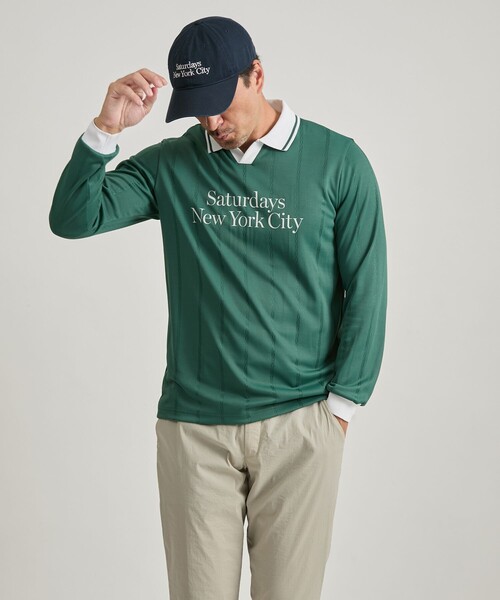 セール】PE Stripe Jacquard LS Shirt（Tシャツ/カットソー