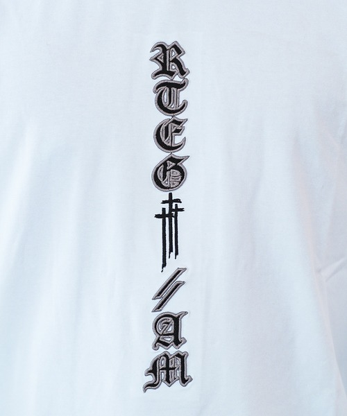 adamsJUGGLER（アダムスジャグラー）の「RTEGアームレフ/OE&EMロンティー（Tシャツ/カットソー・メンズ・ブラック/ホワイト・S/M/L/XL/XXL）」の21枚目の写真