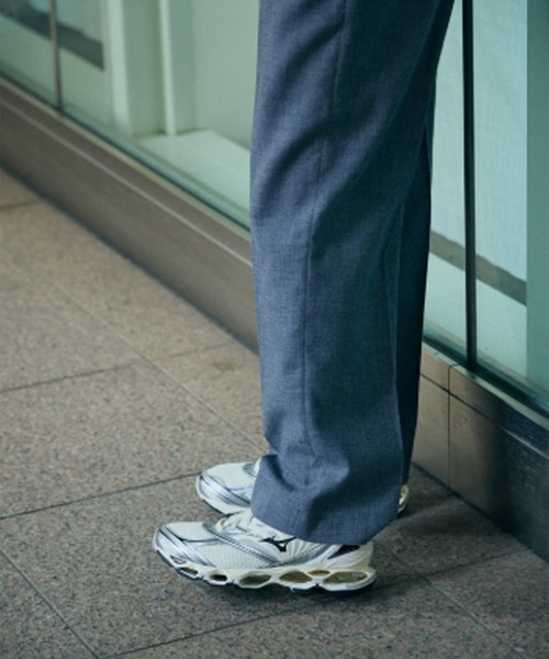 MIZUNO（ミズノ　）の「MIZUNO/ミズノ WAVE PROPHECY LS インフィニティウエーブ 3Dエアメッシュ スニーカー（スニーカー・メンズ・ホワイト系/ブラウン・28/27/26/25/24/23）」の5枚目の写真