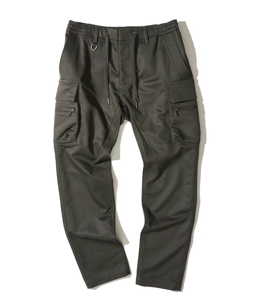 TETE HOMME（テットオム）の「スリムシルエット ミリタリーカーゴパンツ（カーゴパンツ・メンズ・ブラック/チャコールグレー/カーキ・MEDIUM/LARGE/X-LARGE）」の3枚目の写真