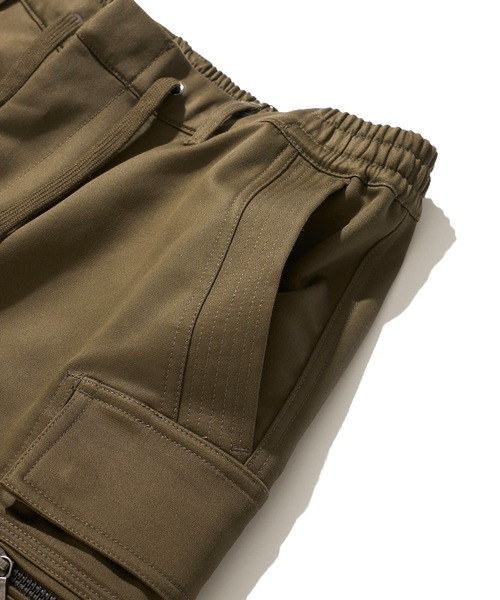 TETE HOMME（テットオム）の「スリムシルエット ミリタリーカーゴパンツ（カーゴパンツ・メンズ・ブラック/チャコールグレー/カーキ・MEDIUM/LARGE/X-LARGE）」の15枚目の写真