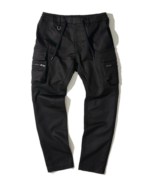 TETE HOMME（テットオム）の「スリムシルエット ミリタリーカーゴパンツ（カーゴパンツ・メンズ・ブラック/チャコールグレー/カーキ・MEDIUM/LARGE/X-LARGE）」の4枚目の写真