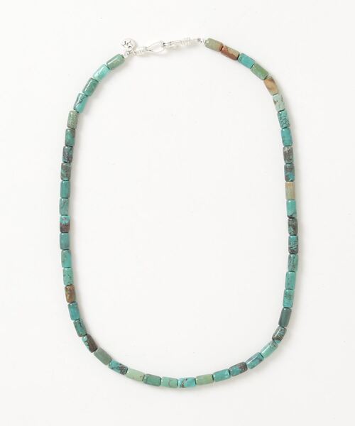 INNOCENT(イノセント)の「【LAST HEAVEN】ターコイズチューブビーズネックレス(ネックレス・メンズ・ターコイズブルー・SMALL/MEDIUM)」の1枚目の写真
