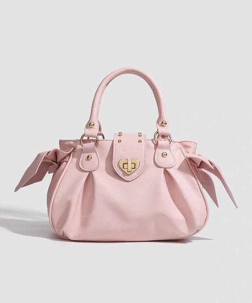 セール】ハートロックリボンボストンバッグ（ボストンバッグ）｜Sibra