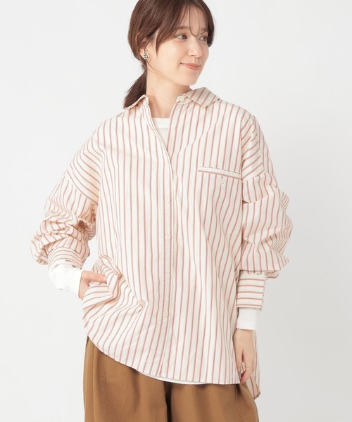 studio CLIP（スタディオクリップ）の「《days》アソートBIGシャツ（シャツ/ブラウス・レディース・ライトベージュ/レッド/その他2/その他1・FREE）」の22枚目の写真