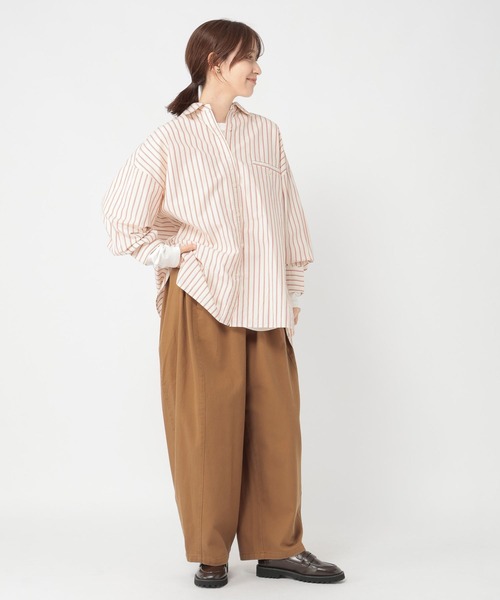 studio CLIP（スタディオクリップ）の「《days》アソートBIGシャツ（シャツ/ブラウス・レディース・ライトベージュ/レッド/その他2/その他1・FREE）」の21枚目の写真