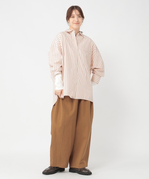 studio CLIP（スタディオクリップ）の「《days》アソートBIGシャツ（シャツ/ブラウス・レディース・ライトベージュ/レッド/その他2/その他1・FREE）」の20枚目の写真