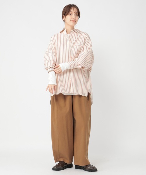 studio CLIP（スタディオクリップ）の「《days》アソートBIGシャツ（シャツ/ブラウス・レディース・ライトベージュ/レッド/その他2/その他1・FREE）」の19枚目の写真