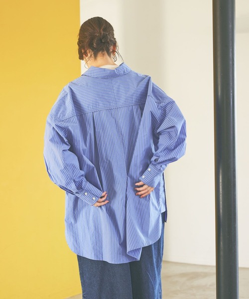 studio CLIP（スタディオクリップ）の「《days》アソートBIGシャツ（シャツ/ブラウス・レディース・ライトベージュ/レッド/その他2/その他1・FREE）」の15枚目の写真