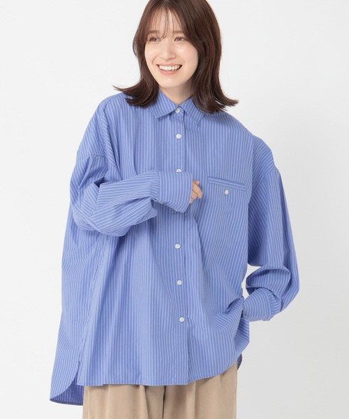 studio CLIP（スタディオクリップ）の「《days》アソートBIGシャツ（シャツ/ブラウス・レディース・ライトベージュ/レッド/その他2/その他1・FREE）」の10枚目の写真