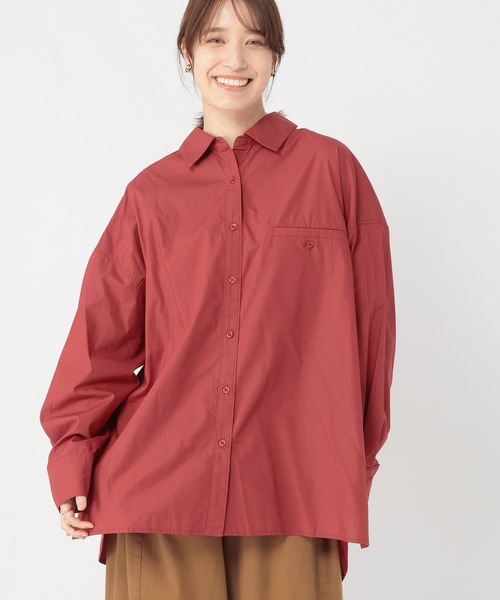 studio CLIP（スタディオクリップ）の「《days》アソートBIGシャツ（シャツ/ブラウス・レディース・ライトベージュ/レッド/その他2/その他1・FREE）」の5枚目の写真