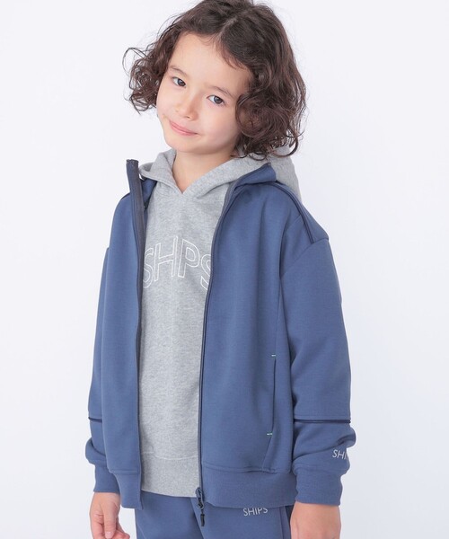 SHIPS(シップス)の「SHIPS KIDS:110~130cm /リブ スタンド トラックジャケット(その他トップス・キッズ・ブラック/ブルー・120/130/110)」の5枚目の写真