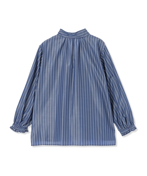 LE SOUK HOLIDAY(ルスークホリデー)の「ボウタイリボンブラウス(シャツ/ブラウス・レディース・ネイビー/ブラック・M/L)」の3枚目の写真