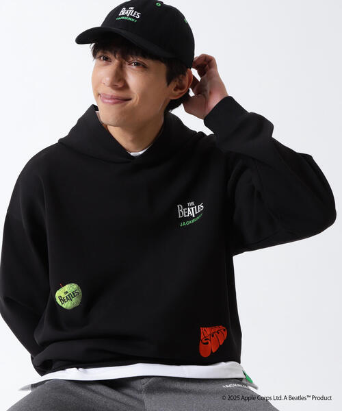 Jack Bunny!!(ジャックバニー)の「【Jack Bunny!!】【The BEATLES ×Jack Bunny!!】T/Cダンボール長袖プルオーバーフーディ(スウェット・メンズ・ブラック/ホワイト/グリーン・MEDIUM/X-LARGE/LARGE)」の16枚目の写真