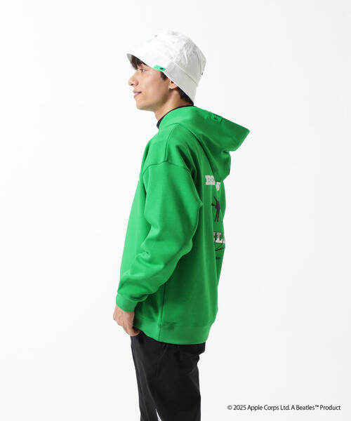 Jack Bunny!!(ジャックバニー)の「【Jack Bunny!!】【The BEATLES ×Jack Bunny!!】T/Cダンボール長袖プルオーバーフーディ(スウェット・メンズ・ブラック/ホワイト/グリーン・MEDIUM/X-LARGE/LARGE)」の4枚目の写真