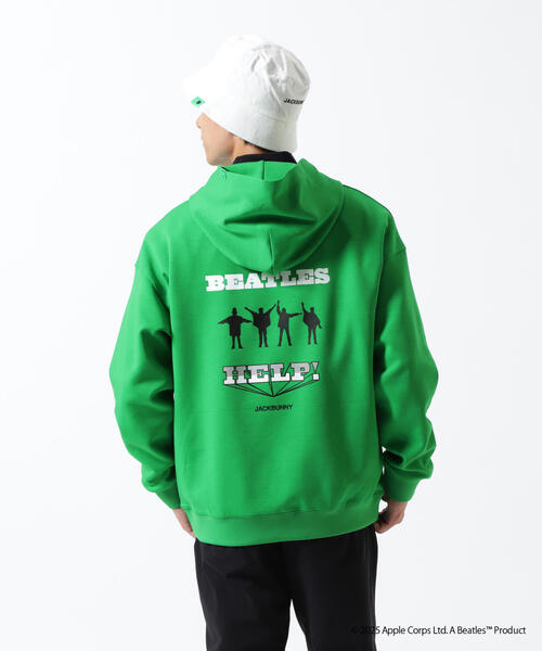 Jack Bunny!!(ジャックバニー)の「【Jack Bunny!!】【The BEATLES ×Jack Bunny!!】T/Cダンボール長袖プルオーバーフーディ(スウェット・メンズ・ブラック/ホワイト/グリーン・MEDIUM/X-LARGE/LARGE)」の5枚目の写真