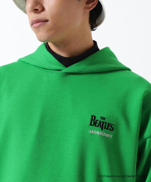 Jack Bunny!!(ジャックバニー)の「【Jack Bunny!!】【The BEATLES ×Jack Bunny!!】T/Cダンボール長袖プルオーバーフーディ(スウェット・メンズ・ブラック/ホワイト/グリーン・MEDIUM/X-LARGE/LARGE)」の6枚目の写真
