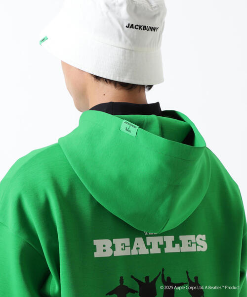 Jack Bunny!!(ジャックバニー)の「【Jack Bunny!!】【The BEATLES ×Jack Bunny!!】T/Cダンボール長袖プルオーバーフーディ(スウェット・メンズ・ブラック/ホワイト/グリーン・MEDIUM/X-LARGE/LARGE)」の9枚目の写真