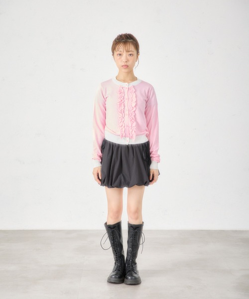 FCMM（エフシーエムエム）の「【日本限定】FRILL CARDIGAN（カーディガン/ボレロ・レディース・ネイビー/ピンク/チャコールグレー・SMALL/MEDIUM）」の15枚目の写真