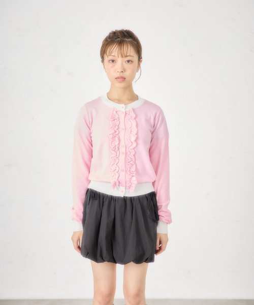 FCMM（エフシーエムエム）の「【日本限定】FRILL CARDIGAN（カーディガン/ボレロ・レディース・ネイビー/ピンク/チャコールグレー・SMALL/MEDIUM）」の20枚目の写真