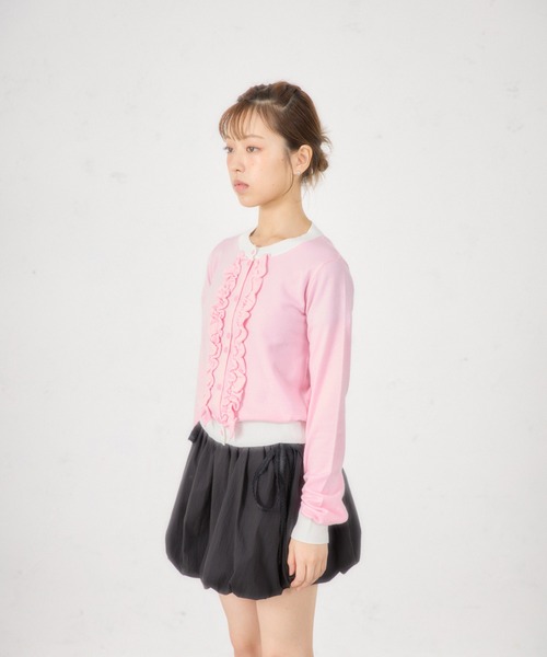 FCMM（エフシーエムエム）の「【日本限定】FRILL CARDIGAN（カーディガン/ボレロ・レディース・ネイビー/ピンク/チャコールグレー・SMALL/MEDIUM）」の21枚目の写真