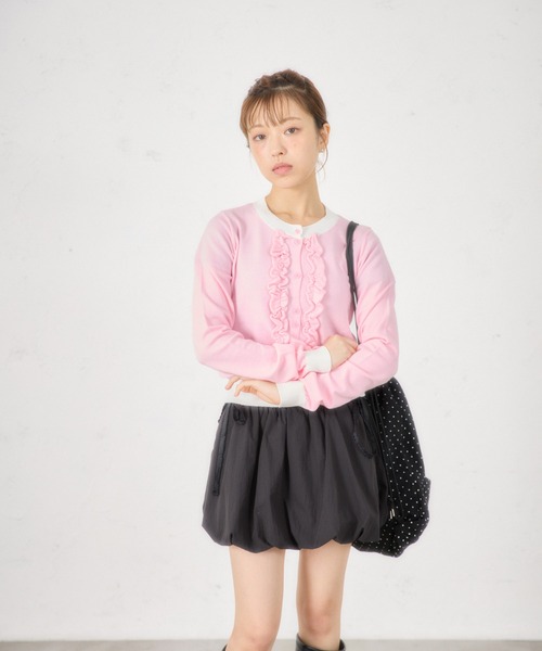 FCMM（エフシーエムエム）の「【日本限定】FRILL CARDIGAN（カーディガン/ボレロ・レディース・ネイビー/ピンク/チャコールグレー・SMALL/MEDIUM）」の22枚目の写真