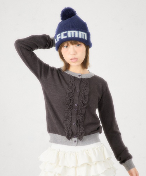 FCMM（エフシーエムエム）の「【日本限定】FRILL CARDIGAN（カーディガン/ボレロ・レディース・ネイビー/ピンク/チャコールグレー・SMALL/MEDIUM）」の12枚目の写真