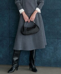 ICB（アイシービー）の「シルキーウールダブルフェイス ニットフレアスカート（スカート）」