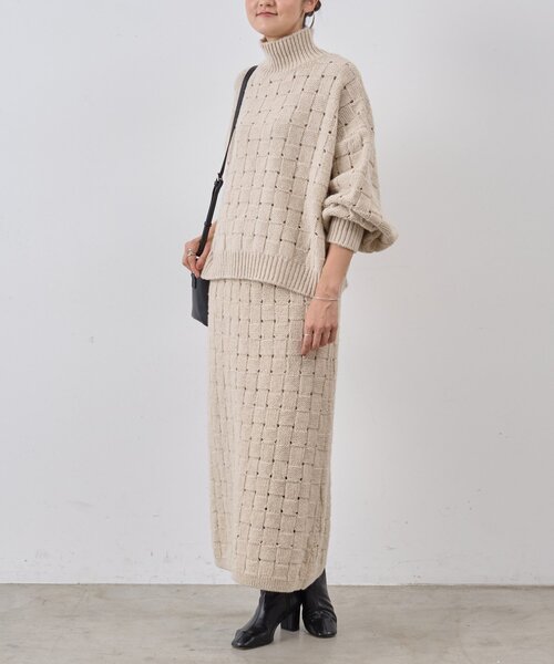 BEARDSLEY(ビアズリー)の「バスケットスカート(スカート・レディース・ベージュ・FREE)」の11枚目の写真