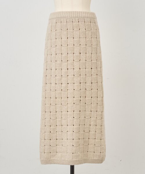 BEARDSLEY(ビアズリー)の「バスケットスカート(スカート・レディース・ベージュ・FREE)」の8枚目の写真