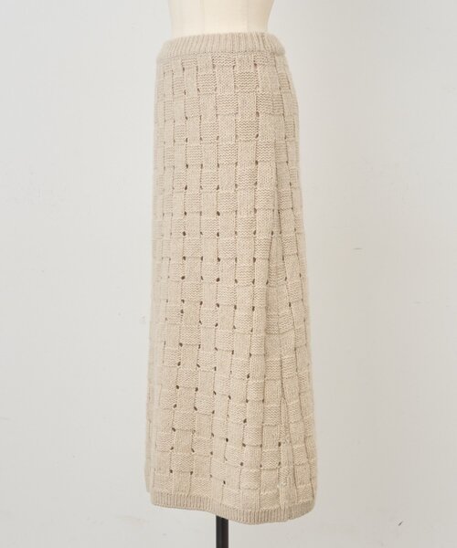 BEARDSLEY(ビアズリー)の「バスケットスカート(スカート・レディース・ベージュ・FREE)」の12枚目の写真