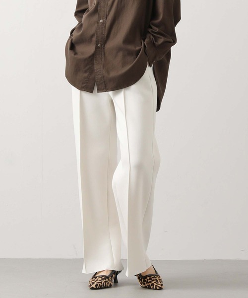 Acuta（アクータ）の「ダンボールストレートパンツ（その他パンツ・レディース・アイボリー/ネイビー・38）」の7枚目の写真