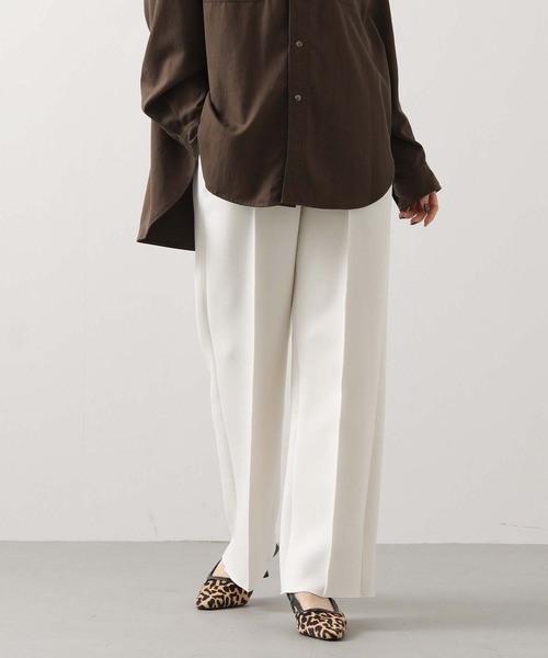 Acuta（アクータ）の「ダンボールストレートパンツ（その他パンツ・レディース・アイボリー/ネイビー・38）」の13枚目の写真