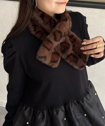 prose verse | レオパードファーティペット(マフラー)