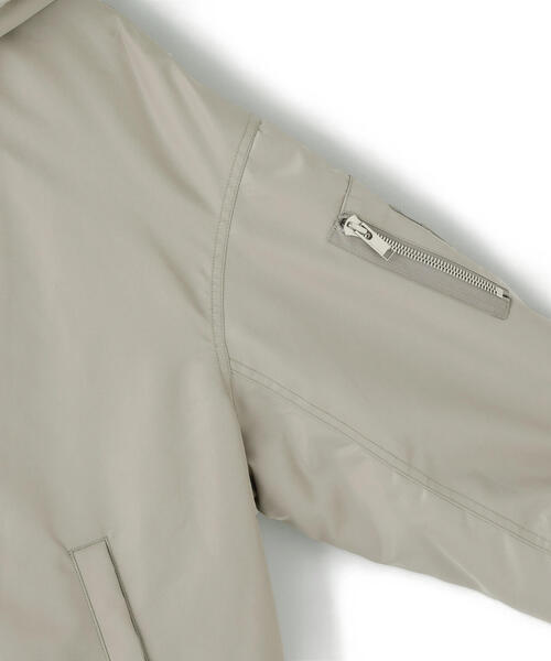 upperhights(アッパーハイツ)の「【upper hights / アッパーハイツ】U-2 LONG HOODIE(ブルゾン・レディース・グレー・1)」の8枚目の写真