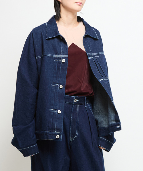 OVERSIZED DENIM JACKET (SET-UP)（デニムジャケット）｜CONVERSE