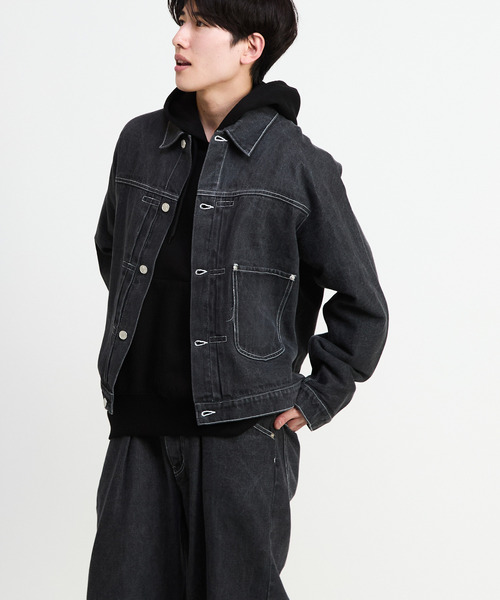 セール】OVERSIZED DENIM JACKET (SET-UP)（デニムジャケット